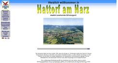 Desktop Screenshot of hattorfamharz.de